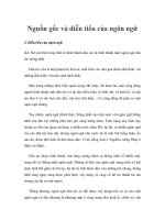 Tài liệu Nguồn gốc và diễn tiến của ngôn ngữ pptx