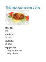 Tài liệu Thịt heo xào tương gừng doc