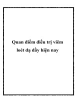 Tài liệu Quan điểm điều trị viêm loét dạ dầy hiện nay potx