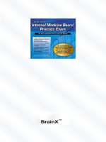 Tài liệu Brainx Digital Learning System: Internal Medicine Board Practice Exam pptx