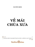 Về mái chùa xưa