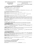 de thi thu dai hoc khoi a a mon toan truong thpt lang giang so 1