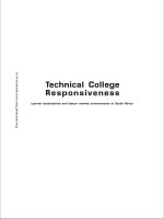 Tài liệu Technical College Responsiveness pptx