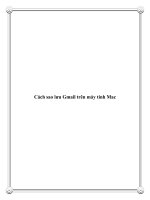 Tài liệu Cách sao lưu Gmail trên máy tính Mac ppt