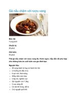 Tài liệu Gà nấu chậm với rượu vang pdf