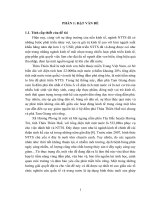 Hiệu quả kinh tế của mô hình nuôi tôm xen ghép tại xã hương phong  huyện hương trà  tỉnh thừa thiên huế