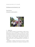 Tài liệu THE PROBLEM WITH SENTIMENTAL ART ppt