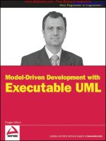 Tài liệu Model-Driven Development with Executable UML docx