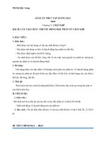 Giáo án thực tập: Cấu tạo chất