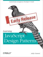 Tài liệu Learning JavaScript Design Patterns doc