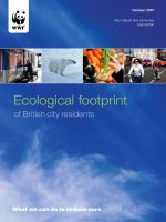 Tài liệu Ecological footprint of British city residents ppt