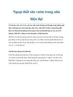 Tài liệu Ngoại thất sân vườn trong nhà hiện đại pdf