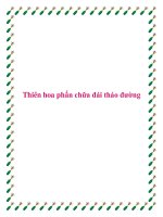 Tài liệu Thiên hoa phấn chữa đái tháo đường. pot