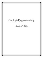 Tài liệu Các loại động cơ sử dụng cho ô tô điện docx