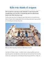 Tài liệu Kiến trúc thành cổ Avignon pot