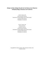 Tài liệu   Allergic and Non‐Allergic Sinusitis for the Primary Care Physician:  Pathophysiology, Evaluation and Treatment  pdf