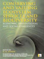 Tài liệu Conserving and Valuing Ecosystem Services and Biodiversity doc