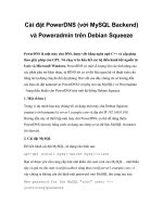 Tài liệu Cài đặt PowerDNS (với MySQL Backend) và Poweradmin trên Debian Squeeze ppt