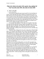 phân tích chính sách phát triển ngành công nghiệp ôtô việt nam đến năm 2010, tầm nhìn tới năm 2020