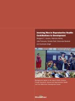Tài liệu Involving Men in Reproductive Health: Contributions to Development pdf