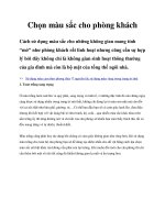 Tài liệu Chọn màu sắc cho phòng khách pdf