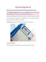 Tài liệu Làm mới chụp đèn cũ ppt