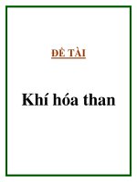 đề tài khí hóa than