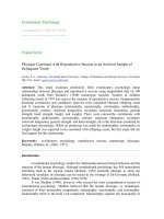 Tài liệu Physique Correlates with Reproductive Success in an Archival Sample of Delinquent Youth pdf