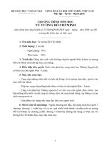 đề cương môn tư tưởng hồ chí minh