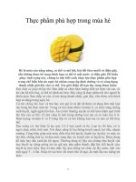 Tài liệu Thực phẩm phù hợp trong mùa hè pdf