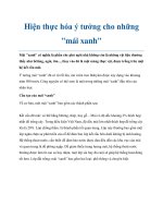 Tài liệu Hiện thực hóa ý tưởng cho những 