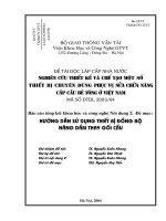 Tài liệu Hướng dẫn sử dụng thiết bị đồng bộ nâng dầm thay gối cầu docx