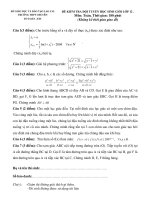 Tài liệu Đề Thi Học Sinh Giỏi Lớp 12 Toán 2013 - Phần 1 - Đề 30 ppt