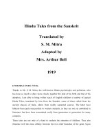 Tài liệu Hindu Tales from the Sanskrit Translated doc