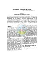 Tài liệu ĐẶC ĐIỂM ĐẤT TRỒNG CHÈ TỈNH YÊN BÁI potx