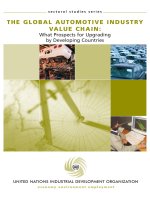Tài liệu THE GLOBAL AUTOMOTIVE INDUSTRY VALUE CHAIN: What Prospects for Upgrading by Developing Countries ppt