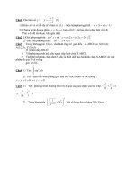 Tài liệu Đề Thi Thử Đại Học Khối A, A1, B, D Toán 2013 - Phần 17 - Đề 24 doc