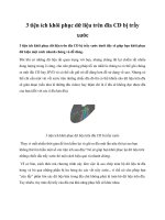 Tài liệu 3 tiện ích khôi phục dữ liệu trên đĩa CD bị trầy xước ppt