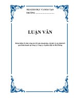 Tài liệu LUẬN VĂN: Hoàn thiện tổ chức công tác kế toán doanh thu, chi phí và xác định kết quả kinh doanh tại công ty Công ty cổ phần điện tử Hải Phòng doc