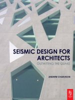 Tài liệu SEISMIC DESIGN FOR ARCHITECTS OUTWITTING THE QUAKE ppt