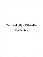 Tài liệu Portland (Mỹ): Điểm đến thanh bình docx
