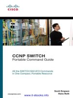 Tài liệu CCNP SWITCH Portable Command Guid doc