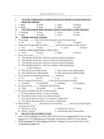 2nd  term practise test 1