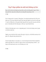 Tài liệu Top 9 thực phẩm ăn mãi mà không sợ béo pdf