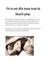 Tài liệu Từ tò mò đến hoàn toàn bị thuyết phục docx