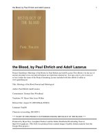 Tài liệu Histology of the Blood Normal and Pathological pptx