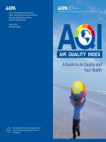Tài liệu AIR UALITY INDEX: A Guide to Air Quality and Your Health docx
