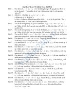 Tài liệu Bài tập giao của đồ thị hàm số với đường thẳng ppt