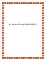 Tài liệu Những bài ca dao chủ đề hẹn ước tình duyên ppt