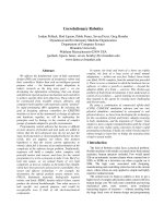 Tài liệu Coevolutionary RoboticsJordan Pollack, Hod Lipson, Pablo Funes, Sevan Ficici, Greg Horn by Dynamical pptx